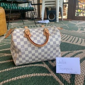 ❌❌SOLD❌❌Louis Vuitton Damier Azur Speedy 25